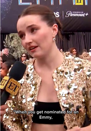 Kaitlyn Dever shares the touching way she had her mom with her in spirit at the Emmys. 🥹 #kaitlyndever #thelastofus #pedropascal #bellaramsey #TLOU