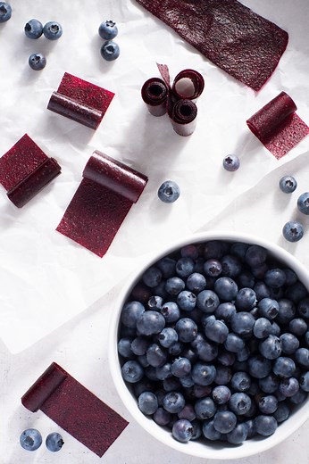 Easy Blueberry Fruit Leather