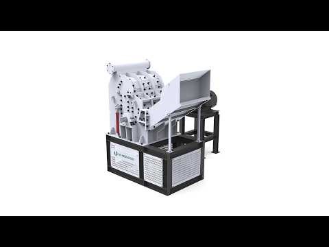 Hammer mill metal shredder #metalrecycling #metalrecyclingmachine #metalshreddermachine