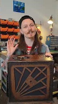 Vintage Radio Guitar Amp 🎸📻 #radio #guitar #amp