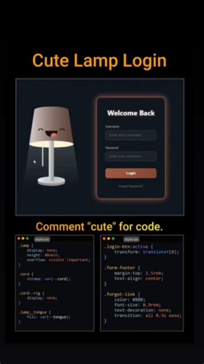 𝗖𝗼𝗱𝗲𝗕𝘆𝗚𝗮𝘂𝗿𝗮𝘃 | 𝗙𝘂𝗹𝗹 𝗦𝘁𝗮𝗰𝗸 𝗗𝗲𝘃𝗲𝗹𝗼𝗽𝗲𝗿 on Instagram: "🚀 Check below for FREE Source Codes! 👇 . . . 💾 Source Code: [t.me/Code_By_Gaurav] . . . 💬 Like | Share | Comment if you want more UI ideas 📸 Follow on Instagram: [@code_by_gaurav] 🎯 Subscribe to @CodeByGaurav for more! . . . #html #css #webdevelopment #javascript #htmlcss"