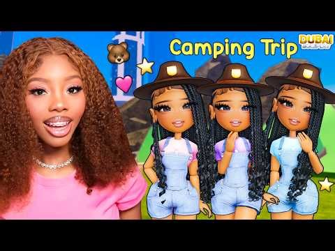 REALISTIC TRIPLETS Go CAMPING ⭐ | Roblox Dubai Roleplay (Dubai Rp)