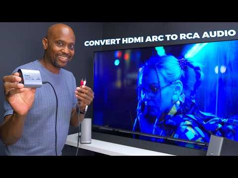 Convert HDMI ARC TO 3.5mm RCA Analog Output For Older Audio Systems With OREI DA27