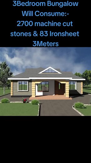 3 Bedroom House Design: Iron Sheets Breakdown