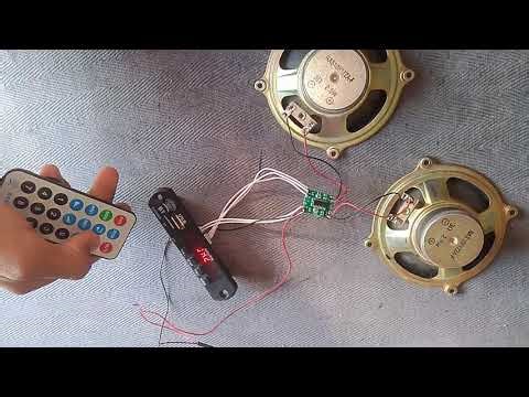 5volt MP3 and amplifier connection (diy)