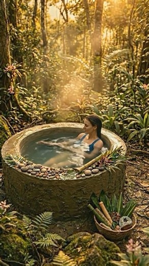 Jungle → Dream Bathtub 🌿🛁✨Wait for the final reveal 😍💧