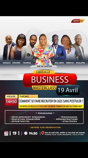 As-tu réservé ta place pour la méga conférence de ce samedi 12 avril au bas de gué gué? Heure : 14h30. Attention, des cadeaux surprise aux 20 premières personnes à s'inscrire. #develeppementpersonnel #educationfinanciere #temoignages#stratégies#opportunités#investissement#travail | Longrich Event Gabon | Facebook