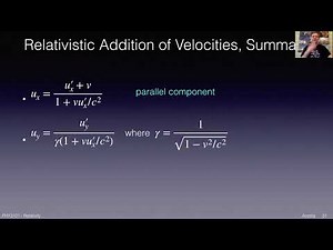 Relativistic Addition of Velocities