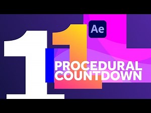 Procedural Countdown Animation | After Effects Tutorial