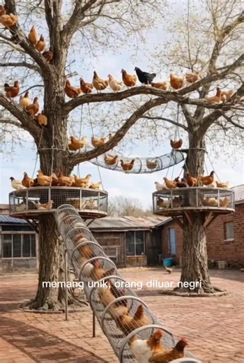 cara unik berternak ayam kampung