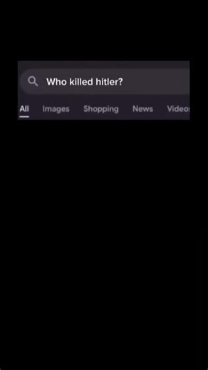who killed Hitler? 😏