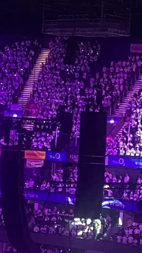 The o2 young voices concert (ignore us talking)