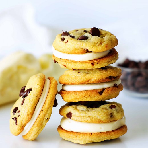 Chocolate Chip Sandwich Cookies Recipe - The Anthony Kitchen