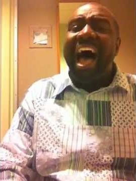 Marvin Williams sings "All of My Help Comes from the Lord."