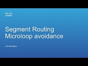 Segment Routing Microloop Avoidance Demo