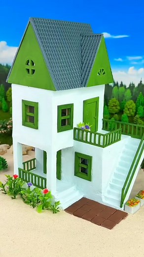 78K views · 1.1K reactions | Do you want to own a miniature building like this? Let's make a miniature house with micro bricks #DIY #miniaturemodel #handmade | Âyûb Ťâñhå | Facebook