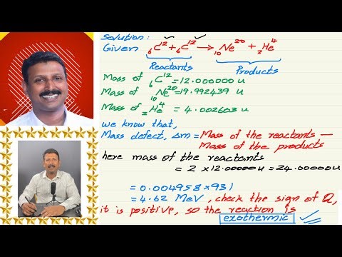 CBSE 2025 Physics Numerical(55-6-2-Q)q=26! Calculate Q Value of Carbon Fusion Exo or Endothermic