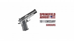 Introducing the Springfield Armory 1911 Emissary. Built on a durable foundation of forged steel in its barrel, slide and frame, the Emissary delivers a memorable shooting experience. The “Tri-Top” cut to the slide gives the pistol custom-grade styling, while a heavy-profile bull barrel delivers maximum accuracy and reduces felt recoil. #SpringfieldArmory #1911Emissary #ShotShow23 | NIOA TV