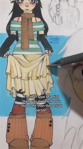 Luna on Instagram: "Sorry for posting so late I’ve been busy with some new drawings!! #art#drawing#fyp#instagram#insta#tiktok#art_2luna#acrylicmarkers#markers#acrylic#foryoupage#reels#fyp#artists"