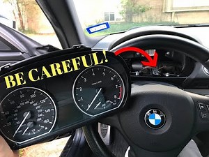 How to remove the gauge cluster in your BMW