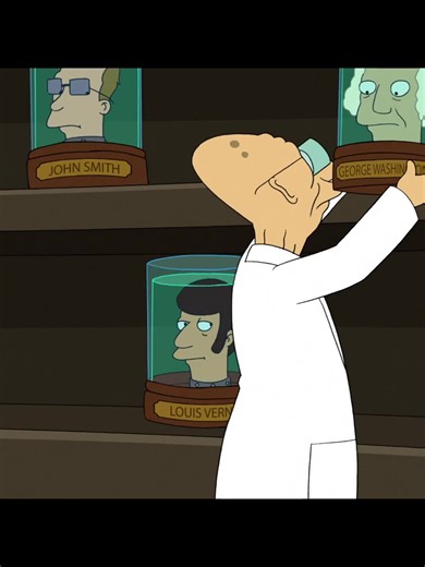 The professor led everyone back to the past#futurama #cartoon #usa🇺🇸