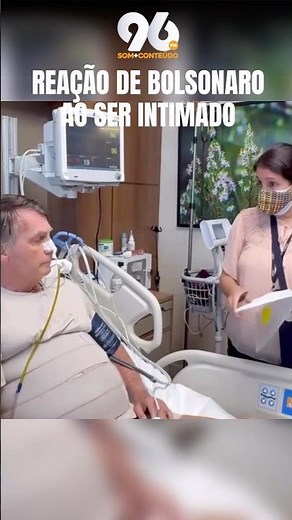 BOLSONARO QUESTIONA OFICIAL DE JUSTIÇA: “QUEM MANDOU INTIMAR?”