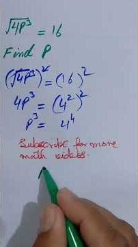 Solution #tricksandsolutions #mathproblem #mathematics