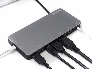 USB-Cをさまざまなコネクタに変換！ ケーブル収納で持ち運びやすい8in1のドッキングステーション - 週刊アスキー