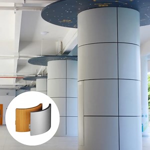 [Hot Item] Modern Quality Aluminum Steel Column Cladding for Airport and Mall Interiors New Modern Design