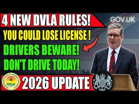 4 New DVLA Driving Rules START TODAY – Break Them & You Could Lose Your Licence!