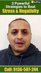 3 Powerful Strategies to Beat Stress & Negativity 🔥 | Must Watch! Vedprep Biology Academy