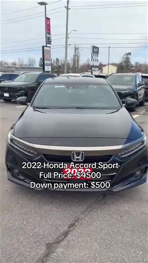 Sleek, smart, and builto turn heads o Apple CarPlay & Android Auto Honda sengugstesthejogx $500 Heated seats & heated steering wheel Remote start Smooth, fuel-efficient drive 100 Clean look, modern tech, daily comfort DM for details #HondaAccord #AccordSport #SedanLife #CarForSale #FYP