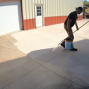 11K views · 303 reactions | How to Seal and Protect Your Concrete Driveway or Patio For LONG LASTING Results | Stoney Ridge Farmer | Facebook
