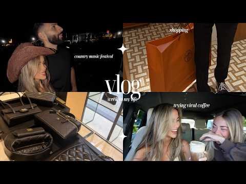 VLOG | Chanel Unboxing, Post-Wedding Plans, Country Music Festival Date, What I’ve Been Eating etc