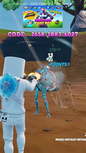 Meilleur MAP FIGHT BOT pour s'entrainer !! / CODE : 2658-1883-6027 #fortnite #snapdrole #map #fyp