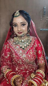 My Beautiful Bride ❤️👰‍♀️ Comment me how she is looking??Book your makeup now 💖#shorts #bridemaid