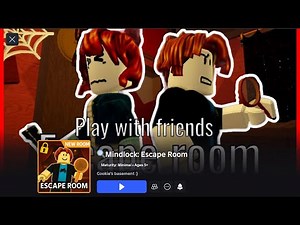 Mindlock: Escape Room The theatre by Cookie’sbasement :) Roblox game complete play through guide