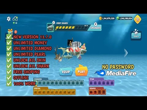 APK MOD Hungry Shark Evolution V13.7.0 new update 2026