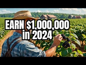 Blackberry Farming Techniques to Make $1,000,000 in 2024 | Amazing Garden