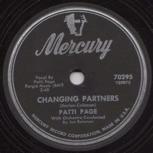 Patti Page - Changing Partners / Don't Get Around Much Anymore