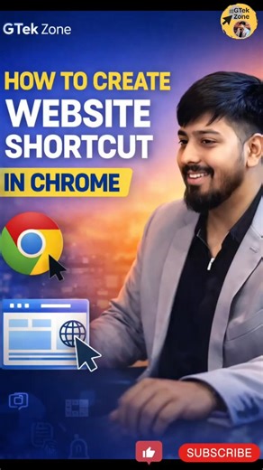 How to Create Website Shortcut in Chrome Website Shortcut Kaise Banaye #itsupport #How #Tech #Shorts