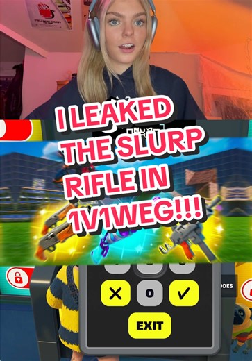 I LEAKED THE SLURP RIFLE IN 1V1WEG!! #hivemaps #1v1witheverygun #fortnite