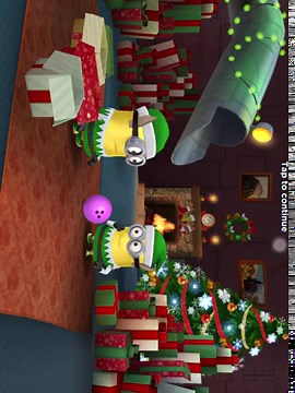 Christmas cutscene on Despicable me - Minion Rush