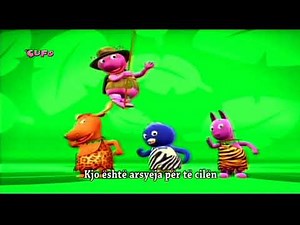 The Backyardigans - another intro and title card (Shqip)