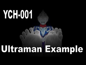 [YCH] Ultraman Example Tickled by Baltan's Pocket Dimension