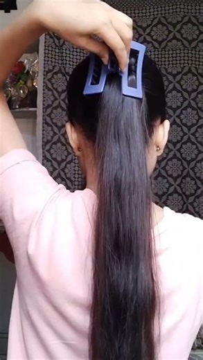 Ponytail Hack ✅✨ #hacks #hairstyle #hair #trending