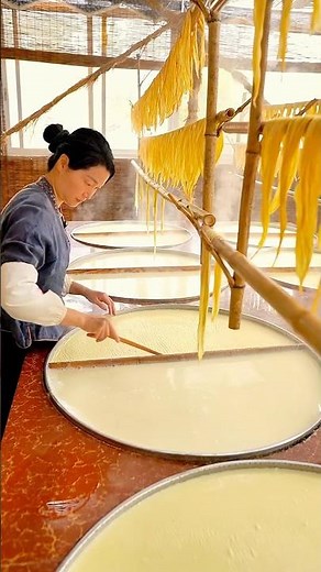 Ancient Technique Turning Soy Milk Into Delicious Dried Tofu Skin Step by Step #craft