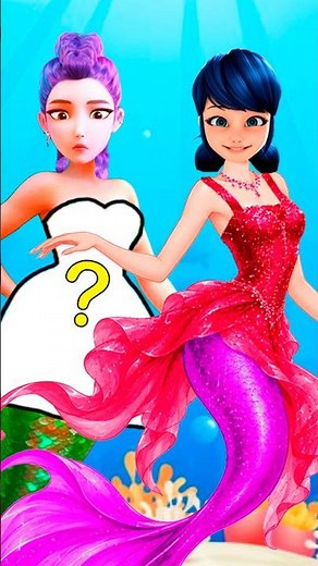 Ladybug Rumi & Elsa Mermaid Magic Transformation ✨ Under the Sea 🌊