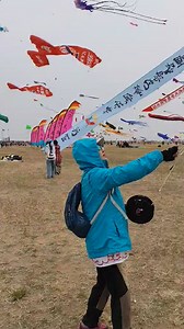 Kiter from Indonesia ! Mrs Irene Melawati Present at the 21st World Kite Championship and the 42nd Weifang International Kite Festival in Weifang City, Shandong Province, China | Ahmad Khuzaini