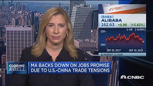 Jack Ma's decision to not create jobs in US shows China has leverage in trade war, Bessemer CIO says